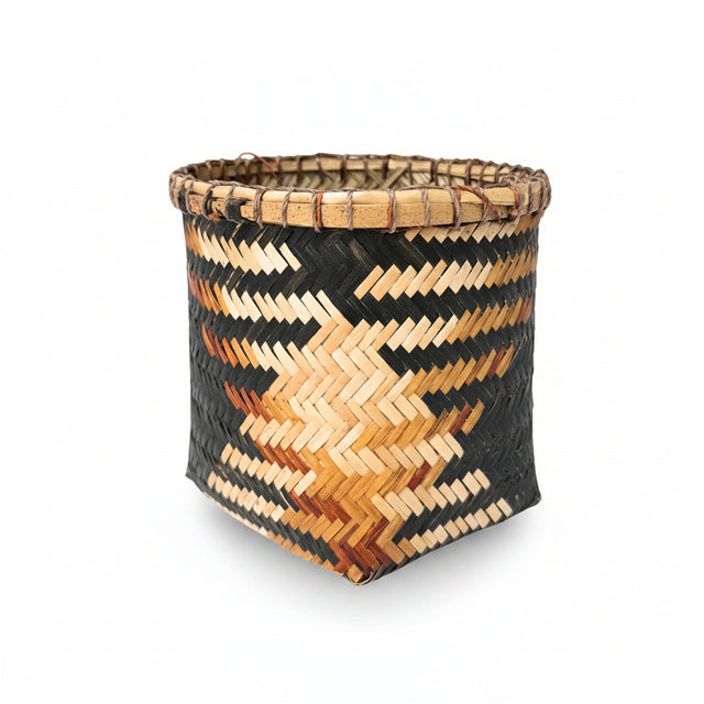 CESTA DE TIRITE A RAYAS CLARA/OSCURA