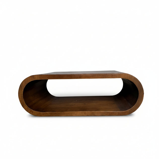 MESA DE MADERA CURVA
