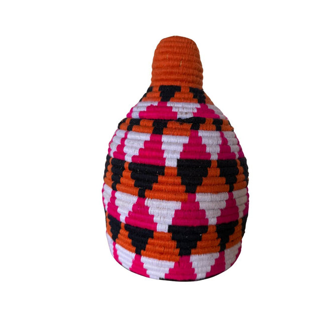BOMBONERA DECORATIVA DE HILO MULTICOLOR