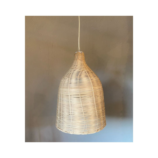 LAMPARA DE RATAN NATURAL
