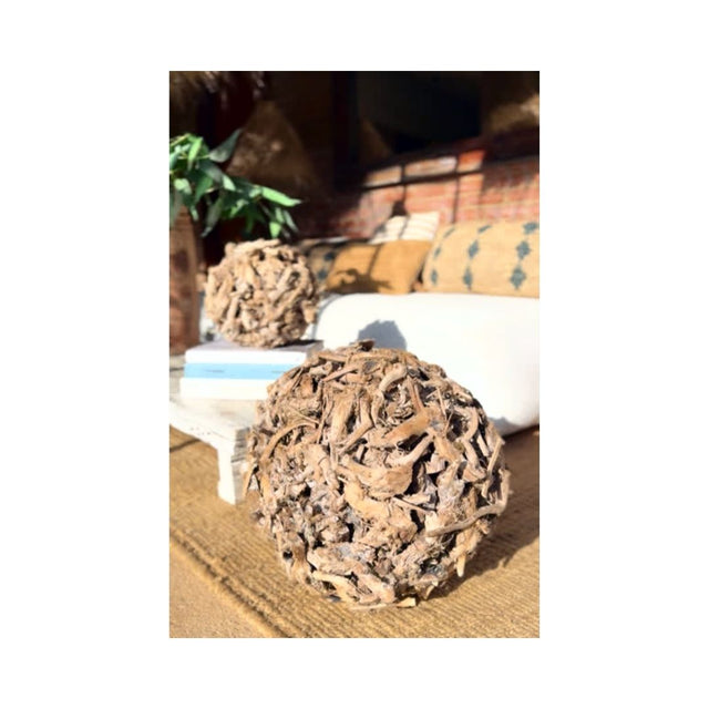 ESFERAS DE MADERA RECICLADA