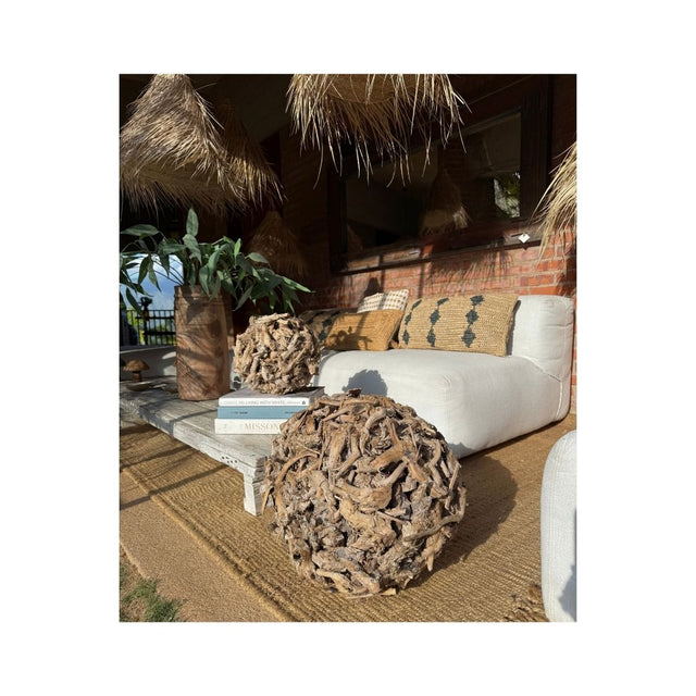 ESFERAS DE MADERA RECICLADA