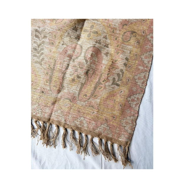 ALFOMBRA DE YUTE ROSE