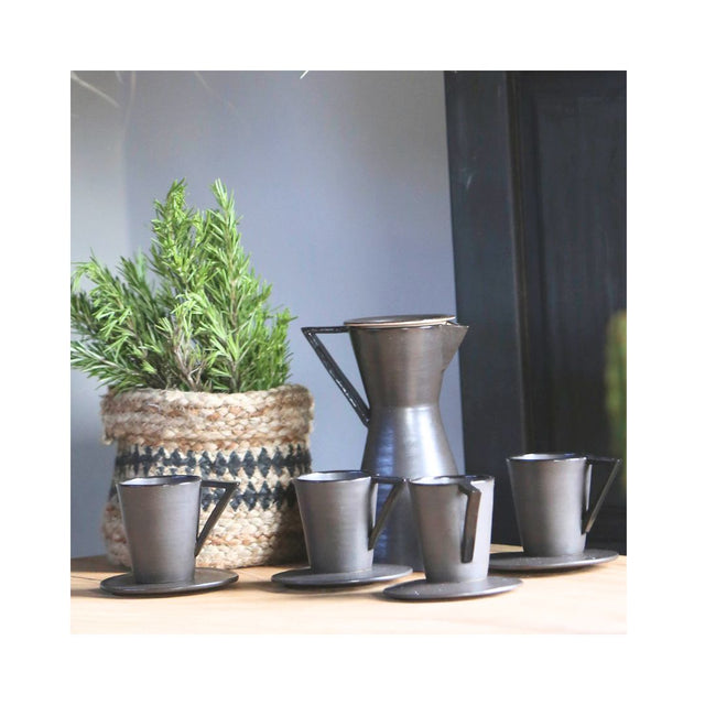 JUEGO DE CAFE OSCURO