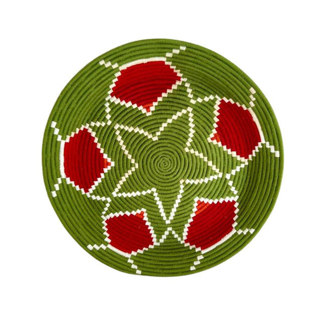 PLATO MARROQUI VERDE/ROJO