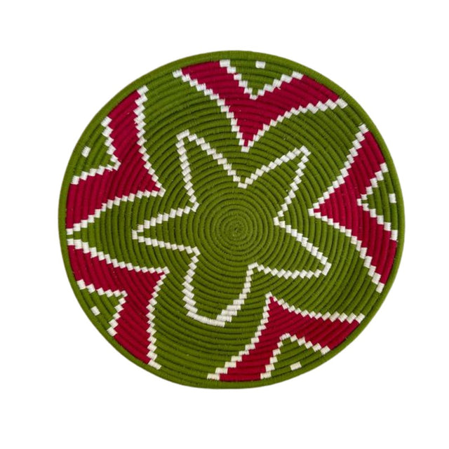 PLATO MARROQUI VERDE/FUCSIA