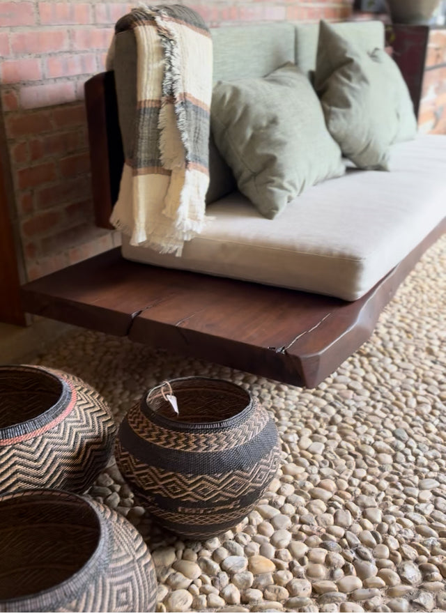 CESTA YEKUANA ROJO Y NEGRO
