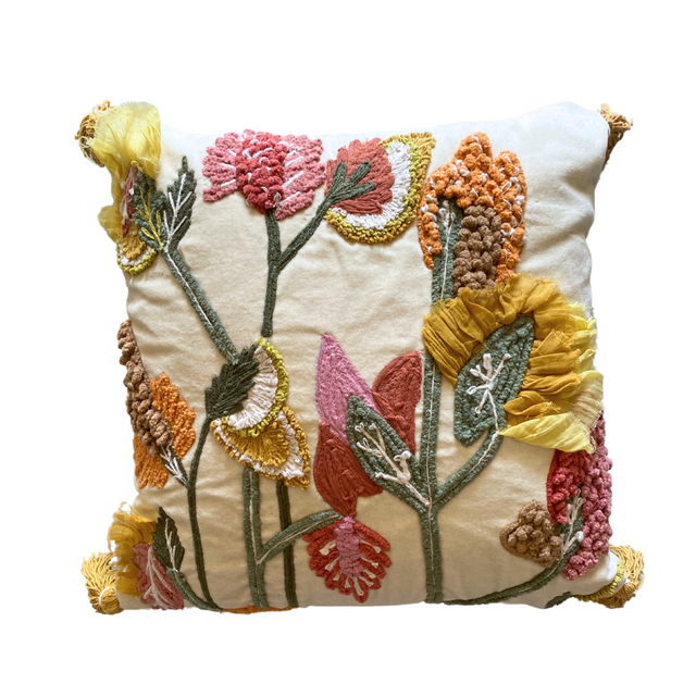 COJIN FLORES VIOLETA 45 CRU T