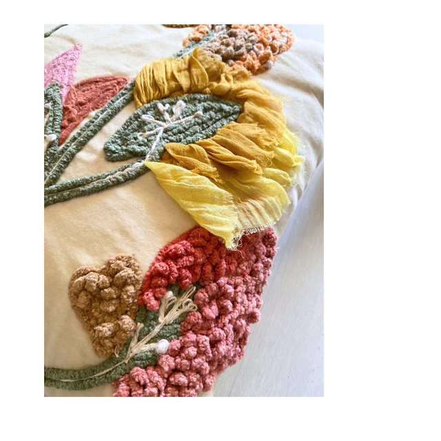 COJIN FLORES VIOLETA 45 CRU T