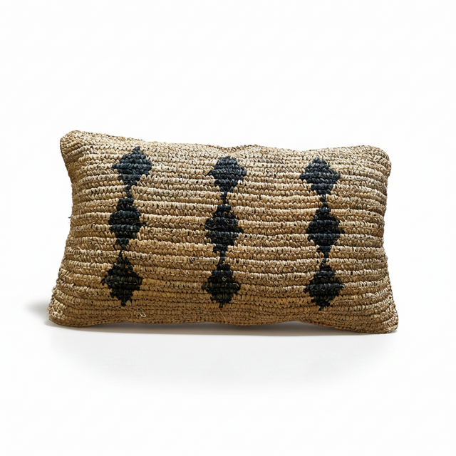 COJIN DE FIQUE DIAMANTE NEGRO