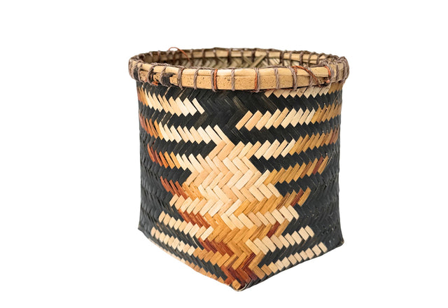 CESTA DE TIRITE A RAYAS CLARA/OSCURA