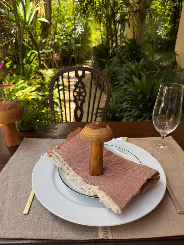 SERVILLETA LAYER TERRACOTA (SET OF 4)