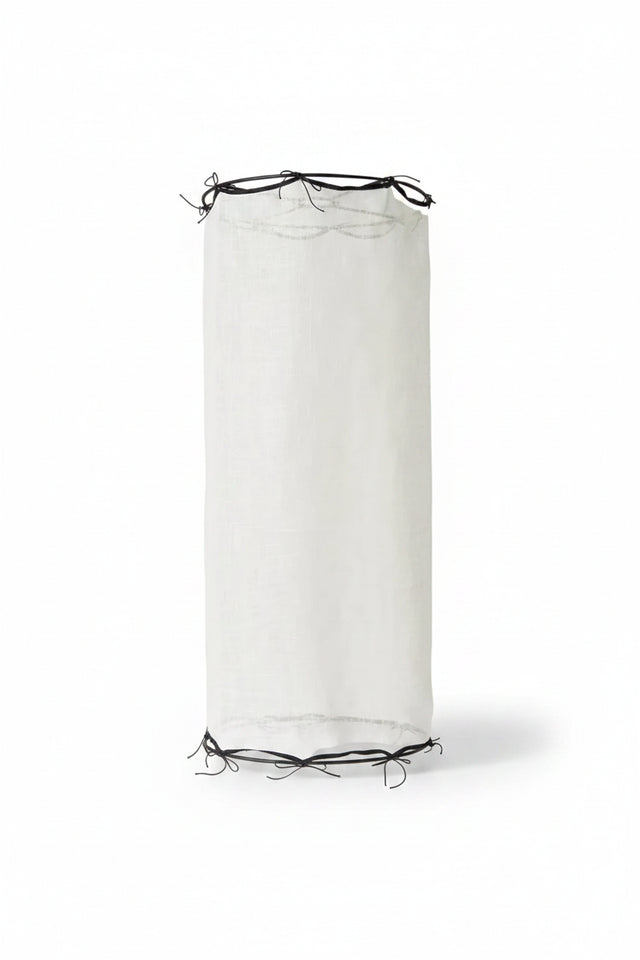 PANTALLA ALARGADA PARA LÁMPARA DE TECHO MEDITERRÁNEA COLOR BEIGE LINO