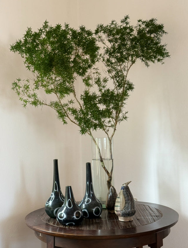 TRIO VITRO VERDE OPACO